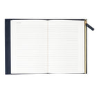 Gry Mattr - Cahier de notes de poche à fermeture à glissière - bleu-Cahier de notes amovible