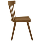 Modway - Sutter Fauteuil d’appoint de salle à manger Ensemble de 2 - Noyer-7
