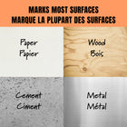 Hilroy - Marqueurs permanents, marqueur permanent, faible odeur, pointe fine, couleurs assorties, Lot de 24-Assortiment de couleurs vives :Comprend 24 marqueurs permanents dans un mélange de couleurs vives. Chaque marqueur offre une encre riche et intense pour une visibilité optimale, ce qui les rend parfaits pour le codage couleur, les projets créatifs et une utilisation quotidienne en classe, au bureau ou à la maison
