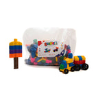 Snapo Jr. - Kit de construction ultime de blocs de construction - 250 pièces-Ce kit comprend 250 pièces : Blocs Standards, Roues, Hélices, Blocs Spécialisés (Axes, pentes, etc.)