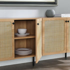 Modway - Chaucer Buffet - Chêne-Construction durable en panneaux de particules