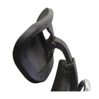 TygerClaw – Fauteuil de bureau à dossier élevé aéré et appui-tête, 23,2 x 26,8 x 11,8 po, noir-Les roues pivotantes à 360 degrés et lisses vous permettent de vous déplacer dans votre espace de travail sans aucun problème
