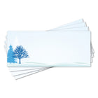 Geographics - Enveloppes No.10, Pins et Flocons de Neige - 35 Pqt-Aspect naturel