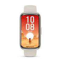 HiFuture - Montre connectée EVO2 1,47 po - Beige-Écran IPS 1,47" - Fin et élégant Bracelet intelligent fin et dynamique avec un écran IPS HD net de 1,47" - confortable, léger et agréable pour les yeux pour un port toute la journée