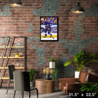Nikita Kucherov 20x29 sur toile Lightning Action-H - Toile encadree - 31" x 22"-Sous licence officielle de la LNH et de l'AJLNH