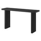 Hudson&Canal - Console Soren 55" L - Grain noir-Le plateau de table a une capacité de poids de 50 lb