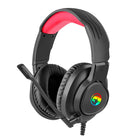 Marvo - RGB Lighting Casque de jeu avec son stéréo immersif à 360 degrés-Qualité sonore supérieure : des pilotes audio professionnels de 40 mm et un son stéréo à 360 degrés offrent un son immersif et haute fidélité pour une expérience de jeu supérieure