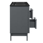Modway - Render 48" Meuble de salle de bain à double lavabo - Gris Noir-8