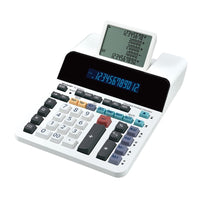 Sharp - ELDP9001 - Calculatrice imprimante sans papier à 12 chiffres - Blanche-Calculatrice de bureau avec écran ACL, sans papier, 12 chiffres