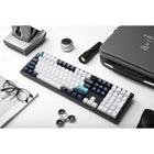 Keychron - Q6 Max Interrupteur interchangeable RGB rétroéclairé version bouton - Interrupteur banane - Noir-Conception double-gasket pour un amortissement des touches amélioré, une réduction de la fatigue et un son de frappe plus doux et agréable