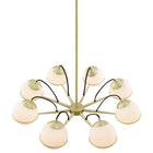 Modway - Hanna 8-Lumière Lustre - Or opale-Assemblée requise