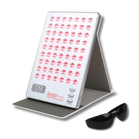 Relaxus - Panneau de luminothérapie à DEL-Thérapie multispectre : Comprend quatre modes spécialisés combinant la lumière rouge (630 à 660 nm), bleue (415 nm) et proche infrarouge pour des soins de la peau complets et la relaxation