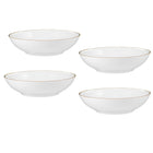 Maxwell & Williams - Blanc et Doré Bol de Coupe - 18.5 cm - Paquet de 4-Lavage des mains recommandé