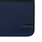 Bugatti - Commuter Series étui pour ordinateur portable - 13/14 po – Marine-Étiquette en PU avec logo Bugatti