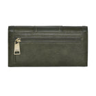 Roots - Portefeuille d'embrayage de poche pour dames - Olive-Poche extérieure