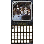 DateWorks - Calendrier Mural 16 Mois Star Wars de 2025 - 12 po x 12 po - Bilingue-Divertissement