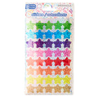 Merangue - Pack d'autocollants - Étoiles pailletées - 320 autocollants/paquet-Comprend 8 feuilles d'autocollants étoiles pailletées colorées (320 autocollants/paquet)