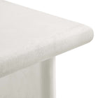 Modway - Relic Béton texturé Table basse - Blanc-9
