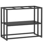 PawHut - Meuble pour aquarium 40 gallons avec étagère de rangement-Le cadre en acier Q235B robuste offre une stabilité exceptionnelle pour les installations aquatiques lourdes  
