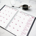 Brownline - 2027 agenda mensuel 14 mois Brownline couverture souple – 11 po x 8 1/2 po – noir-Noir