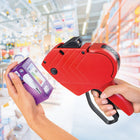 METO - d'etiqueteuses Primark P12 S1N 10005862 - prix - numero d'article (1 ligne - 8 chiffres pour étiquettes 19x9 mm - pret pour une utilisation immediate)-Pret a l'emploi - La livraison comprend l’etiqueteuse ainsi que des étiquettes prêtes à l’emploi (blanches) et un rouleau encreur