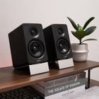 Edifier - Enceinte multimédia Bluetooth sans fil haute résolution M60 à commande tactile - Noir-Le panneau tactile monté sur le dessus comprend un rétroéclairage automatique qui s'active lorsqu'une main s'approche et s'éteint automatiquement. De simples gestes tactiles et de glissement permettent un contrôle sans effort du haut-parleur.