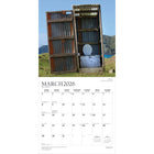 Plato - 2026 Toilettes D'extérieur Calendrier mural Suspendu Mensuel - 30,5 cm l x 61 cm H - Anglais-À Utiliser Tout de Suite - Calendrier de 16 mois, 12 pages de mois pleines et comprenant en prime les quatre derniers mois de l'année précédente avec une image supplémentaire