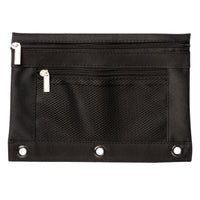 Pep Rally - Pochette Filet 3 Anneaux - Noire-Polyester 600D durable avec revêtement TPE