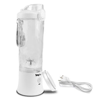 Total Chef - Mélangeur portatif sans fil - 20 oz - Blanc-Mélangeur compact sans fil, à sangle amovible 