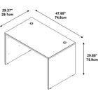 Bush Business Furniture Westfield Bureau 48" L x 30" P - Hansen Cherry (WC24448)-Conforme aux normes ANSI/BIFMA en matière de sécurité et de performance