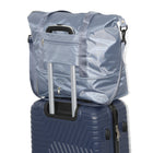 Nicci - Sac extensible Travel Weekender Duffel - Bleu -Extenseur de fermeture éclair inférieure