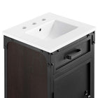 Modway - Steamforge 18" Vanette de salle de bain - Blanc Noir-9