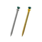 Merangue - Stylo à Embout Ananas - 1.0 mm - Noir-Stylo à bille torsadé avec embout ananas
