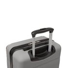 Bugatti - Valise de cabine à coque rigide 21.50po de la collection Monaco - Grey-Roulettes doubles pivotantes à 360 degrés pour un roulement fluide et silencieux (8 roues)