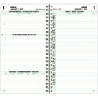 Day–Timer – Recharge d’agenda quotidien 2027 format de poche, reliure spirale – 3 1/2 po x 6 1/2 po – anglais-Les bordures vertes douces Day-Timer rendent ces recharges proprement aptes pour le milieu des affaires, mais agreables à l'oeil