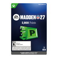 Madden NFL 27 : 2800 points Madden pour Xbox Series X|S [Téléchargement ]-Genre: Sports