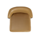 Manhattan Comfort - Lot de 4 chaises de salle à manger modernes Kirsten 52 cm en similicuir camel-22 po L x 23 po l x 32,5 po H