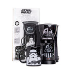 Uncanny Brands - Cafetière simple tasse Dark Vador et Storm Trooper avec 2 tasses-Machine à café filtre 