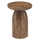 Modway - Holloway Manche Bois Table d’appoint - Noyer-Arrivée entièrement assemblée