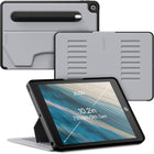 Zugu - Étui iPad 10,2 po 2019/2020/2021 - Édition Limitée - Gris Arctique-Étui folio magnétique