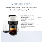 Nespresso - Machine à capsules Vertuo Pop+ par Breville - Blanc-7