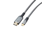 BlueDiamond - Câble Pro USB-C vers HDMI 2.1 UHD 8K - 10 pieds - Gris-Prêt pour l'avenir : Idéal pour les appareils audiovisuels de prochaine génération et à venir avec connexion USB-C prenant en charge la 8K
