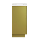 Modway - Quantum 18" Vanette de salle de bain - Or blanc-Assemblée requise