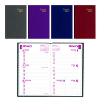 Brownline - 2025 Agenda hebdomadaire de poche - 4-3/4 po x 3 po - Couleurs assorties - Anglais-12 mois: janvier 2025 à décembre 2025