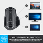 Logitech - MX Master 2S souris sans fil édition Bluetooth - Graphite-8