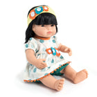 Miniland - Poupée bébé de 15 pouces fille asiatique-Poupée anatomiquement correcte