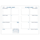 Quo Vadis - Sapa X Académique Agenda Scolaire Semainier - Août à Juillet - 9 cm l x 14 cm H - Couleurs Assorties - Bilingue-Grille 2 couleurs sur papier blanc