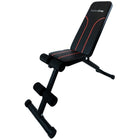 MotionGrey - Banc de musculation ajustable - Banc d’entraînement pliable pour exercices avec haltères - Noir-Passez facilement entre les positions inclinée, déclinée et plate pour un entraînement complet du corps