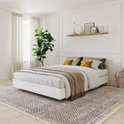 Nexera - Lit plateforme Queen, Blanc-Peut être agencé avec une des têtes de lit queen Nexera afin de créer un lit complet. (vendues séparément)