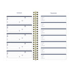 Blueline - Agenda Scolaire Hebdomadaire/Mensuel 13 Mois  De Juillet À Juillet - 8 po H x 5 po l - Motif Floral - Anglais-Événements importants